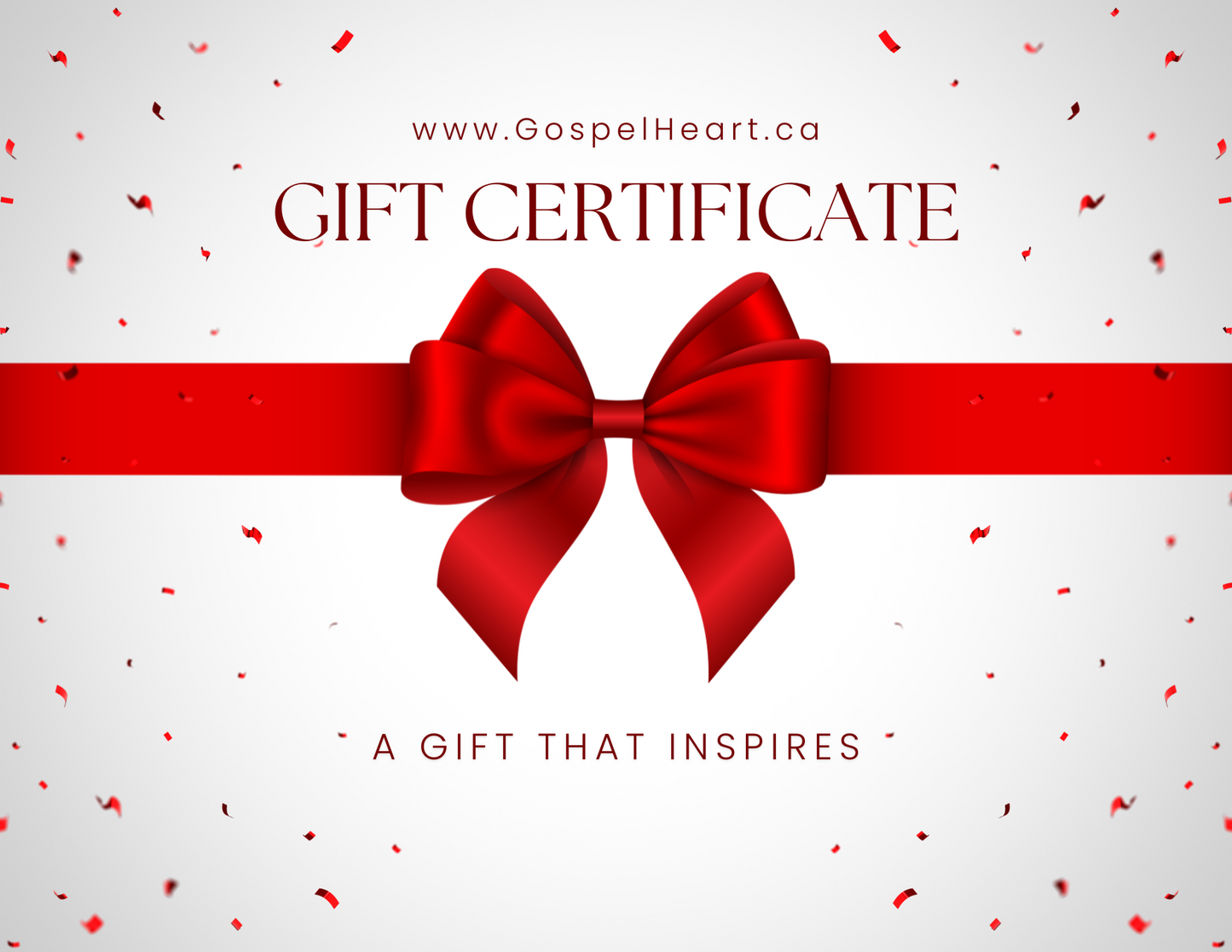 GOSPEL HEART Gift Card